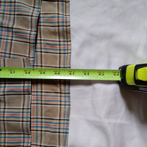 AKIRA SECRETS OUT PLAID BUTTON UP SHIRT DRESS SIZE: 1X - Picture 8 of 11